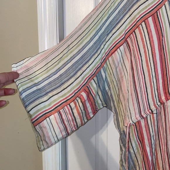 Krazy Kat light striped dress XL - Picture 2 of 7